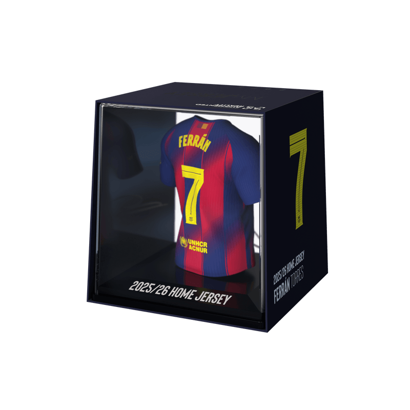 Laden Sie das Bild in Galerie -Viewer, Ferrán Torres - Home - FCB - 2025/26 - FanCollex
