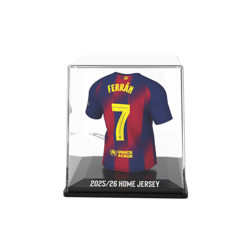 Laden Sie das Bild in Galerie -Viewer, Ferrán Torres - Home - FCB - 2025/26 - FanCollex
