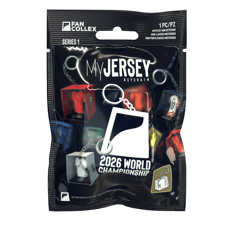 Indlæs billede i Gallery Viewer, MJ Mini Blind Bag KeyChain - Edition WC 2026 (mix) - FanCollex
