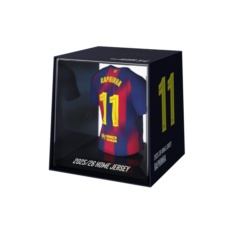 Laden Sie das Bild in Galerie -Viewer, Raphinha - Home - FCB - 2025/26 - FanCollex
